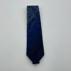 Blue paisley 100% silk liberty necktie